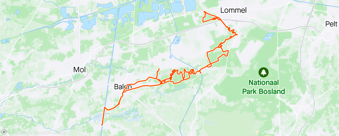 Map of the activity, Mtb Morning Ride