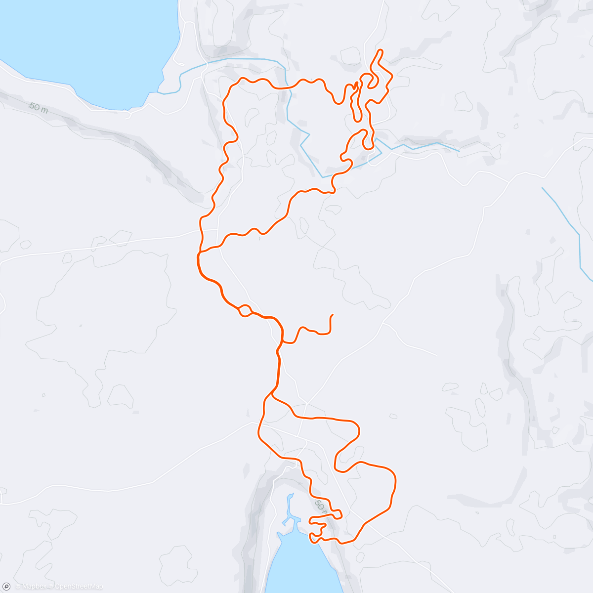 Map of the activity, Zwift - Group Workout 6 : Short - Sweet Spot Summit  on Castle to Castle in Makuri Islands