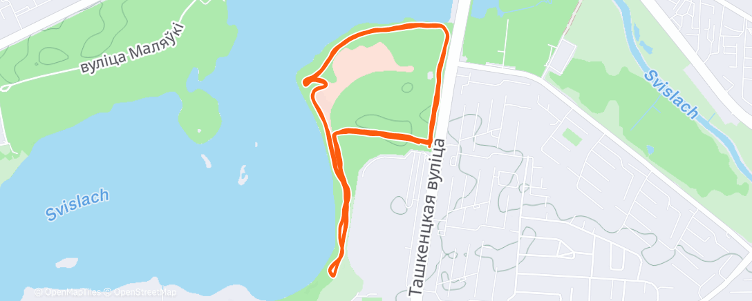 Map of the activity, Карнавальный пробег 2025🏃