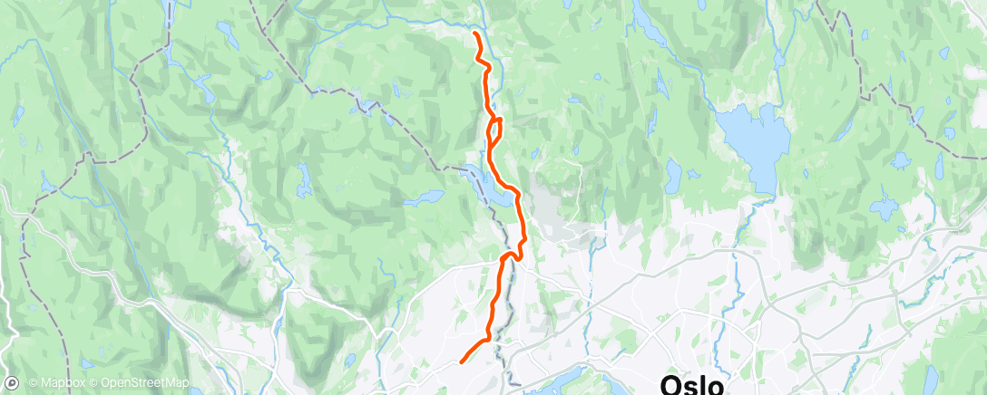 Map of the activity, Dårlig brøyting på Zinoberveien