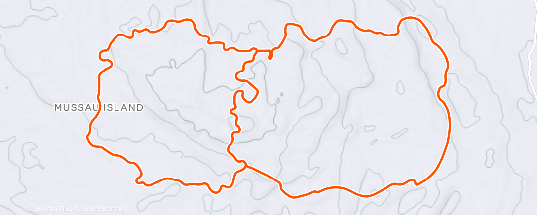 Карта физической активности (TrainingPeaks Virtual - Figure Of Eight)