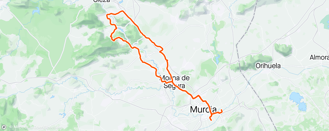 活动地图，Bicicleta matutina