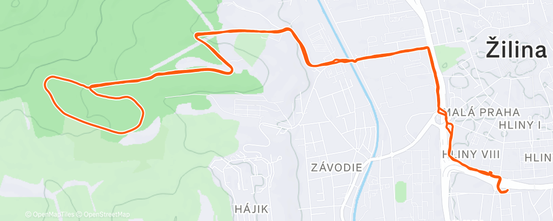 Карта физической активности (Easy freezy jog)