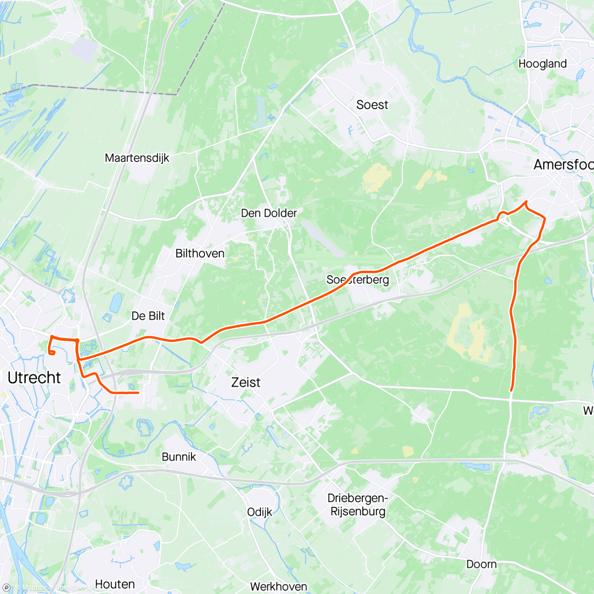 Map of the activity, ROUVY - La Vuelta 2022 | Stage 2 - Utrecht | NL