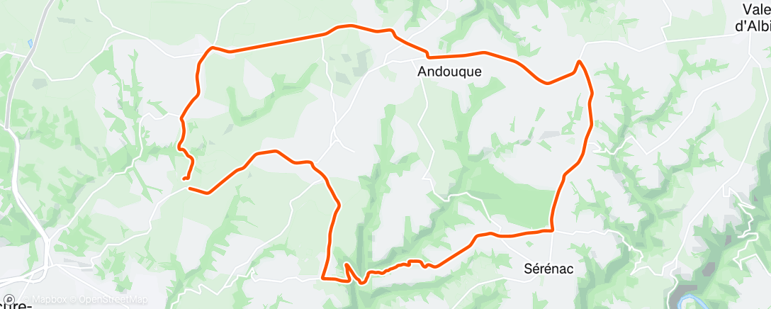 Carte de l'activité