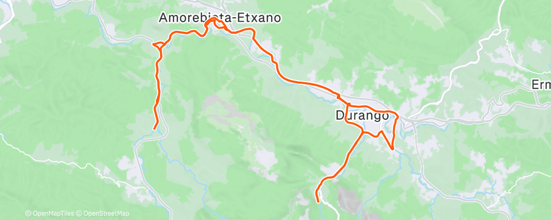 Map of the activity, Post gym 🏋️‍♂️