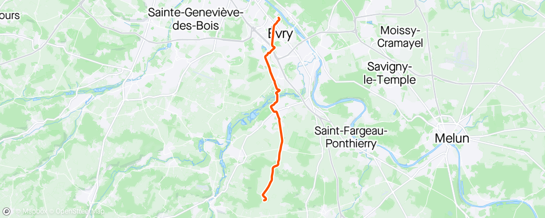 Map of the activity, Vélo taf du Vendredi 🥶