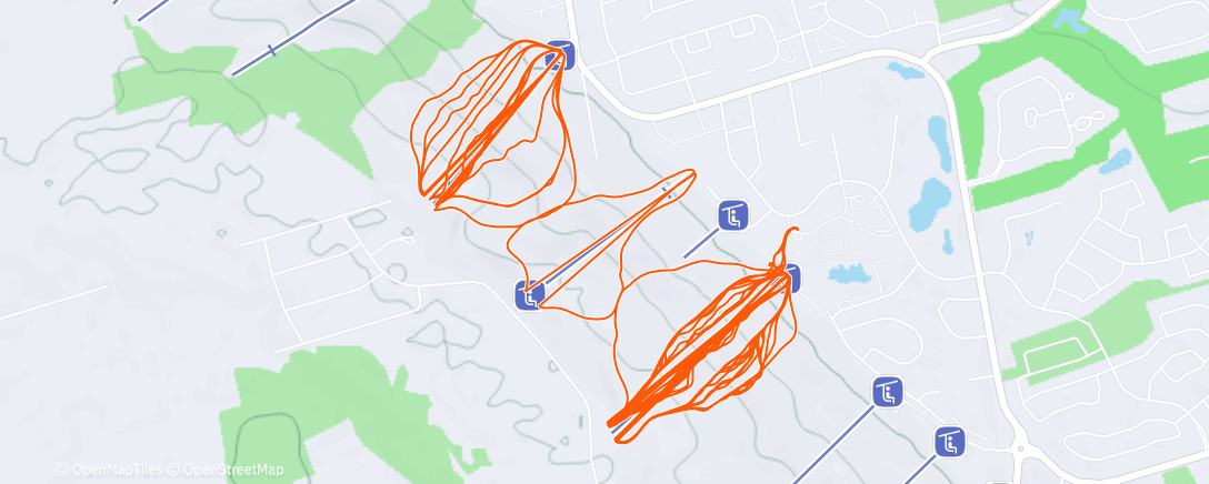 Mappa dell'attività Morning Snowboard