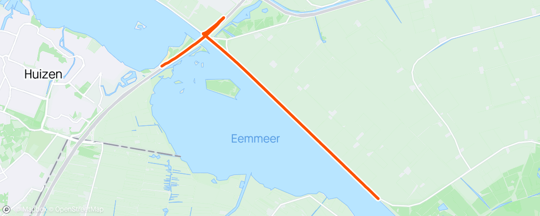 Map of the activity, Etappe 3 Eemmeerloop
