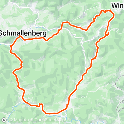 Dag1 ZW Winterberg 67k 1200hm | 66.9 km Cycling Route on Strava