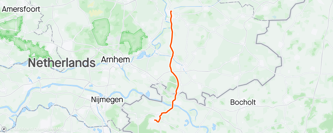 Map of the activity, Zutphen ♤ Kleef