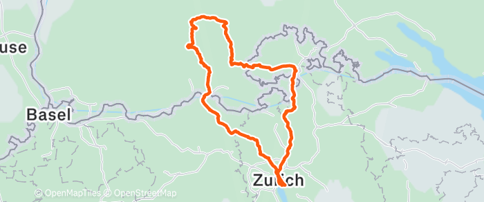 Route map of Schluchsee Loop