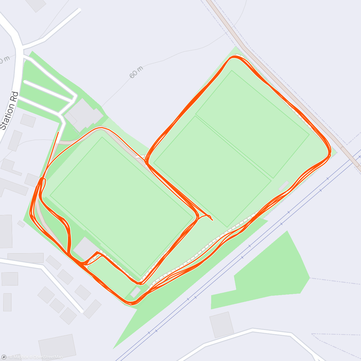 Mapa de la actividad, Bower Park (Aspatria) parkrun with Izzy