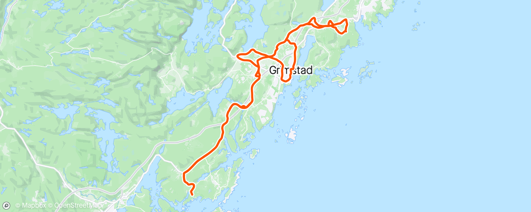 Carte de l'activité Sleeping over and a short ride before driving on to Stavanger🇳🇴