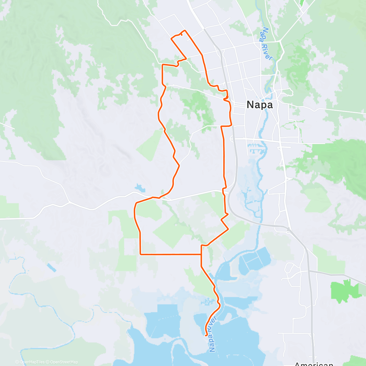 Map of the activity, Carneros