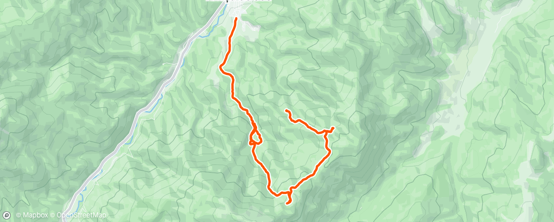 Mapa da atividade, Morning Hike