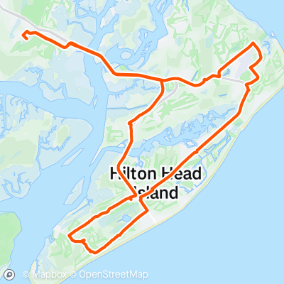 Bluffton Parkway-William Hilton Parkway-Dillon Road | 36.2 mi Cycling