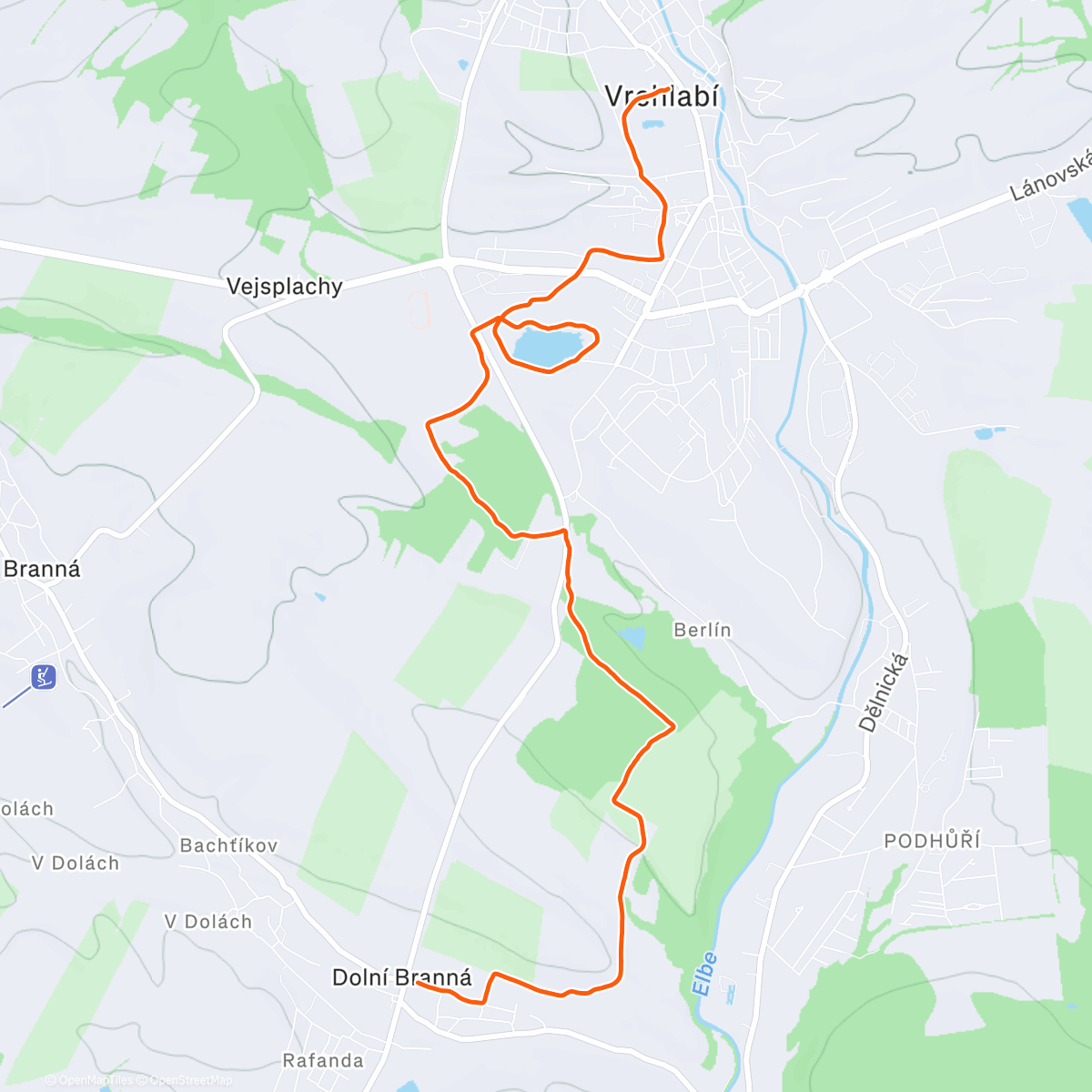 Карта физической активности (Morning Run)