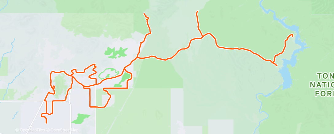Carte de l'activité Cycling