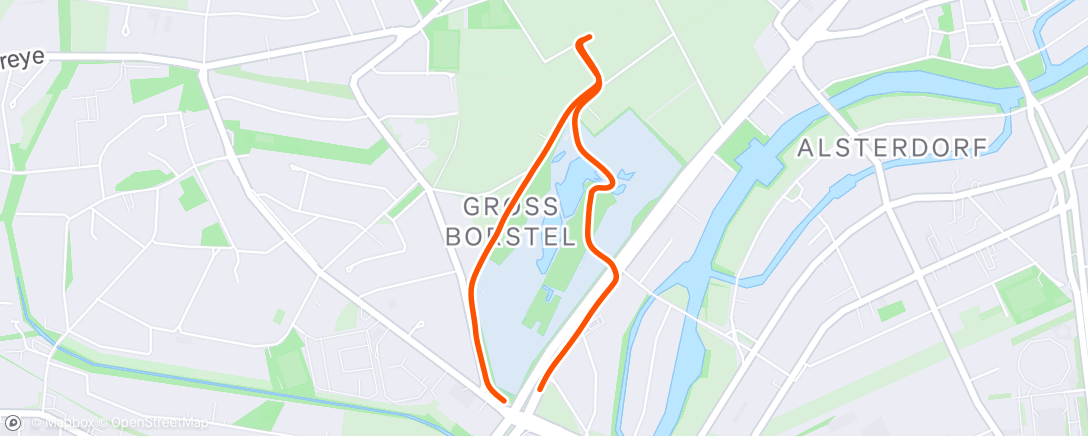 Map of the activity, Fahrt am Morgen