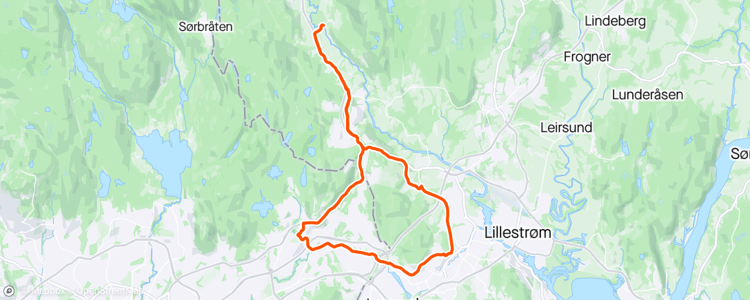 Mappa dell'attività Rundt Gjelleråsmarka