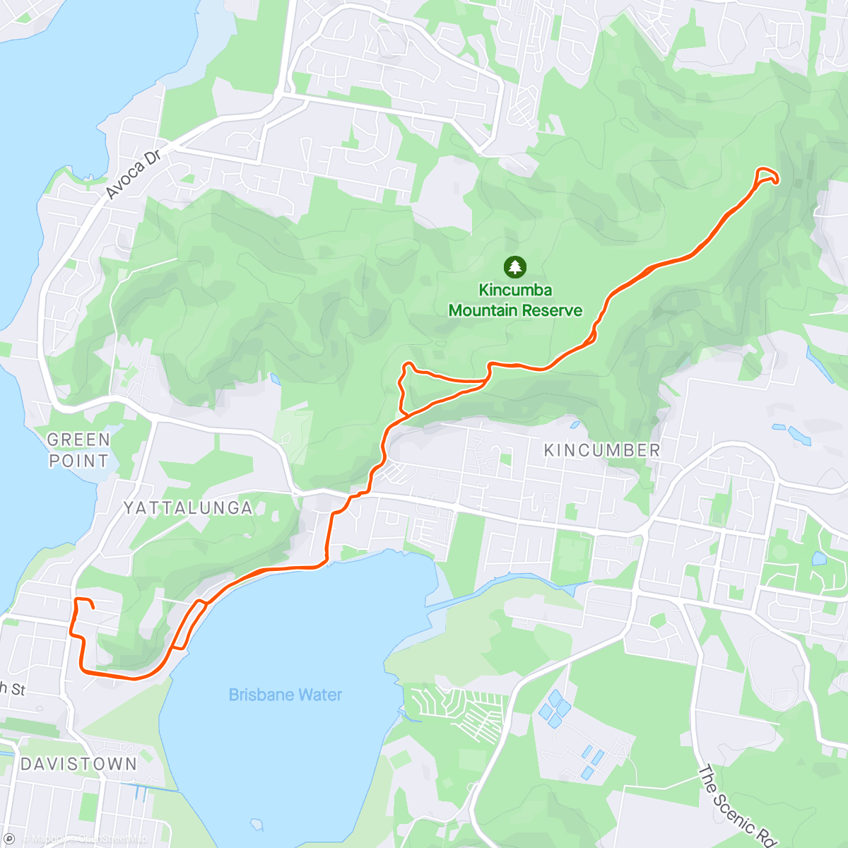 Map of the activity, Date Ride