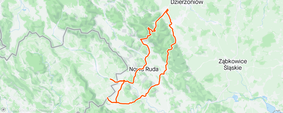 Map of the activity, rower do czech