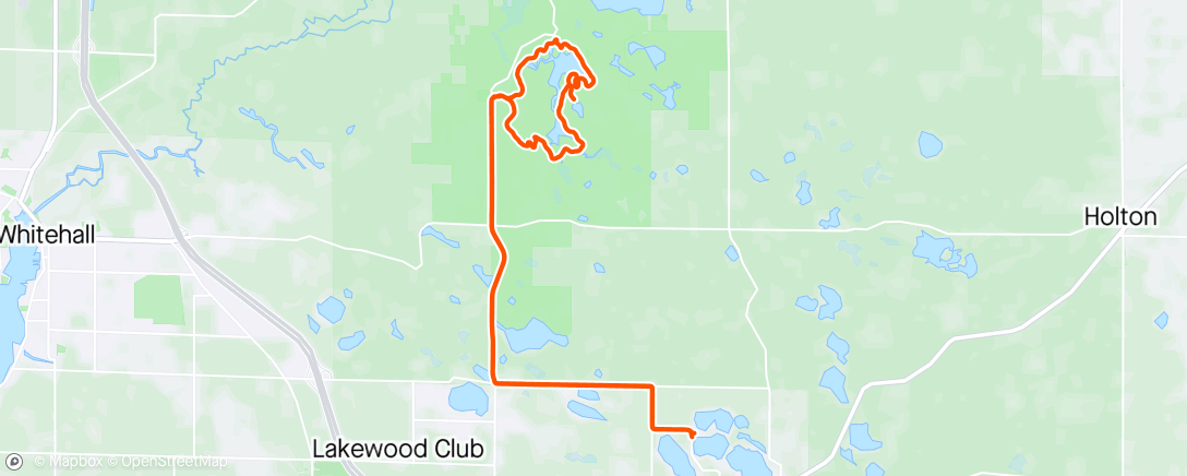 Map of the activity, Trail wOrk