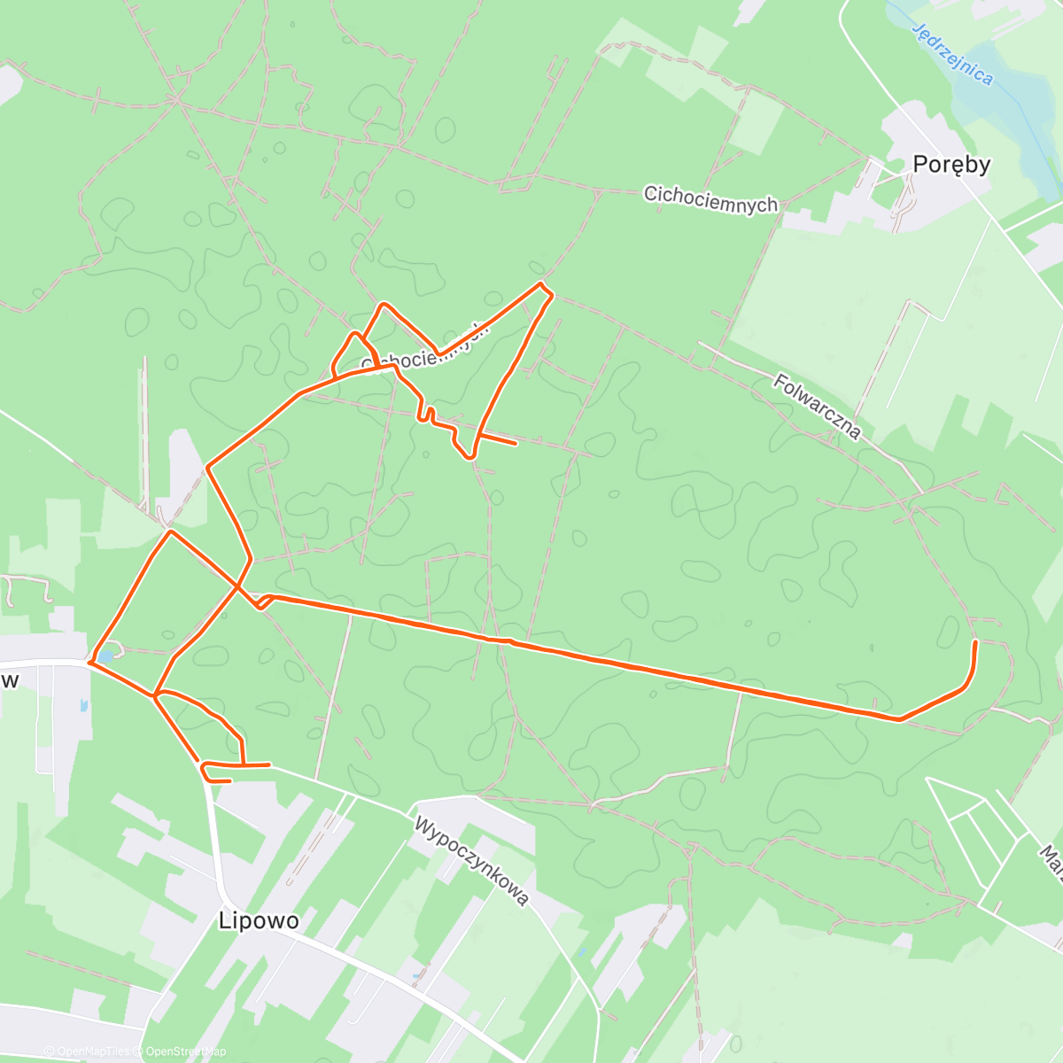 Map of the activity, Małżeński świąteczny WF 🎁🏃‍♂️🔥🎄