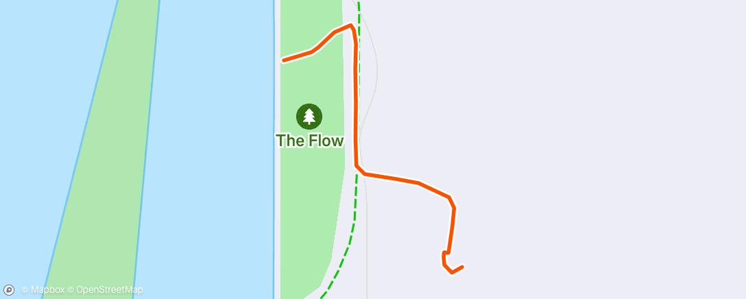 Map of the activity, Entraînement le matin