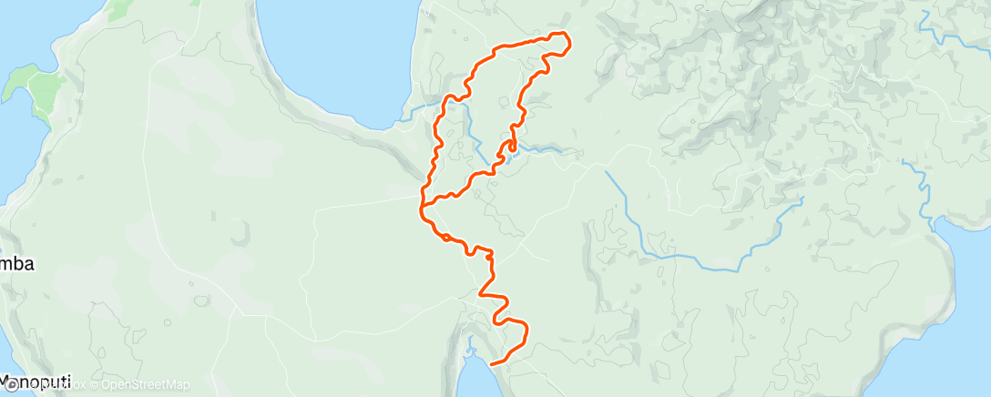 Map of the activity, Zwift - Pacer Group Ride: Wandering Flats in Makuri Islands with Bernie