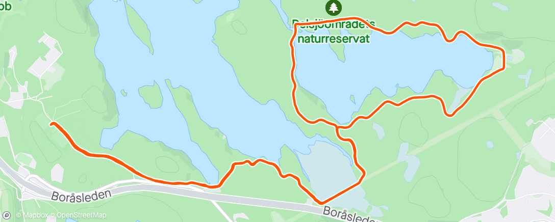 Map of the activity, Soggy trail - the unintentional double day edition