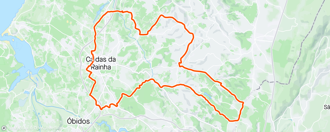 Map of the activity, Ciclismo de Estrada Barrantes, Casal Cozinheiro, Almofala e Alto das Gaeiras