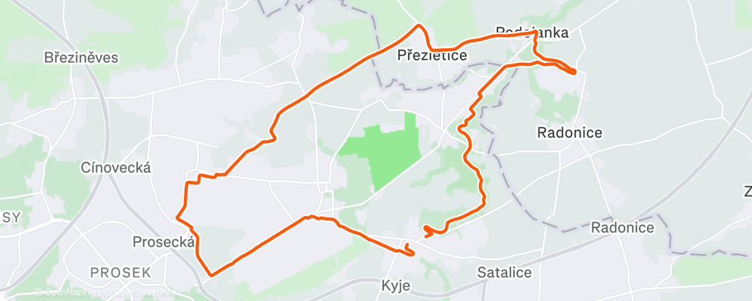 Карта физической активности (Silniční kolo)