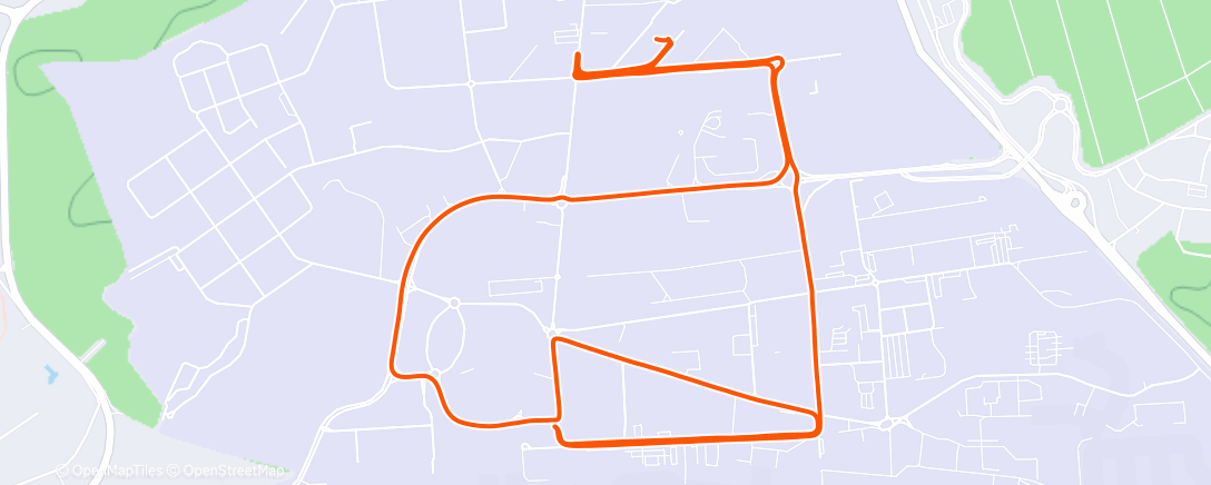 Map of the activity, Afternoon Ride