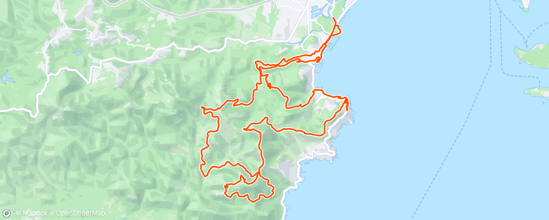 Map of the activity, XTERRA Trail des Balcons d'Azur - 3rd place 😁