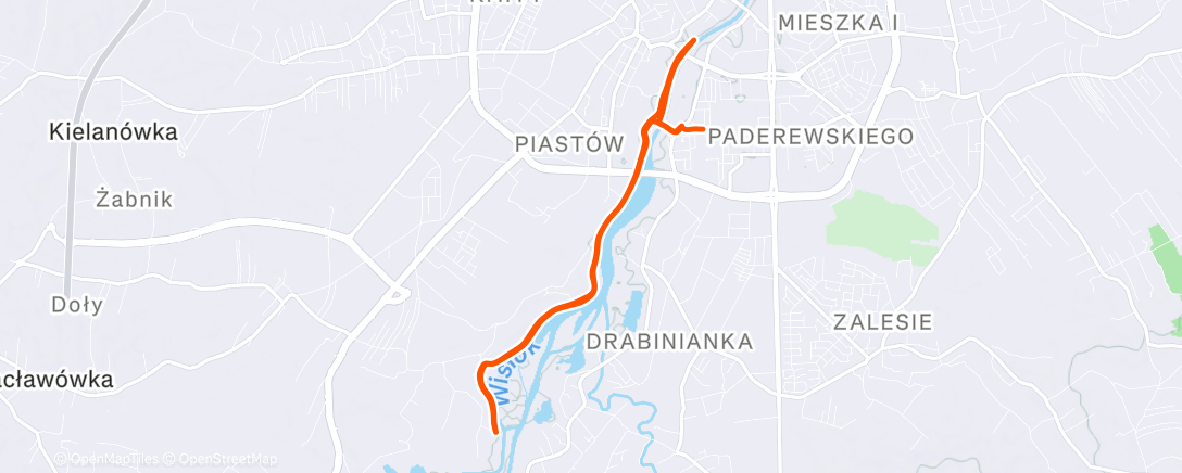 Карта физической активности (8km + 8x100m)