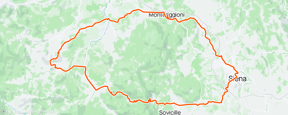 Map of the activity, Tuscany day III - a 69 a day keeps the doctor away