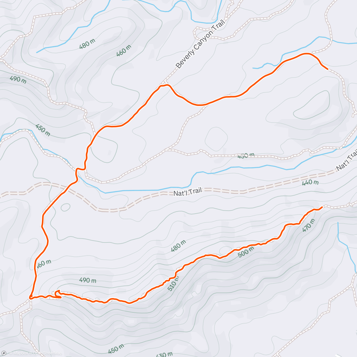 Map of the activity, Hike with Taylor