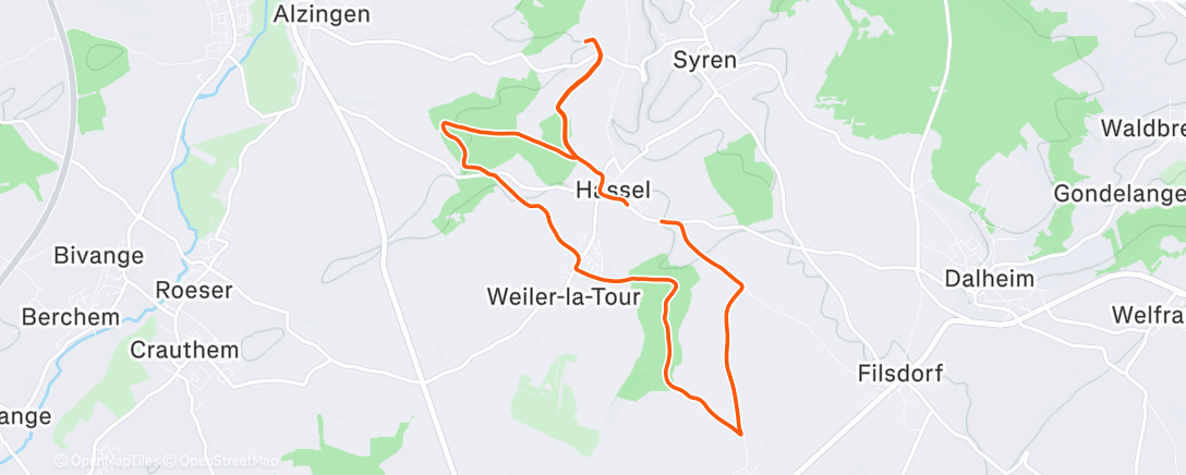 Map of the activity, BW_267_VR 1_1