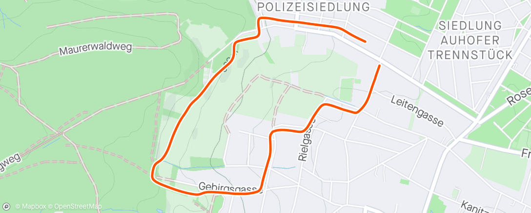 Mapa da atividade, Abendlauf