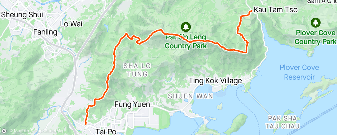 Map of the activity, 迷你四徑 - 衛奕信徑 Four Trails Mini - Wilson Trail