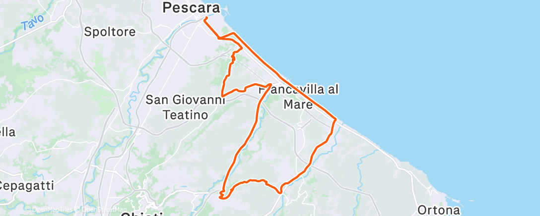 Map of the activity, Cicco