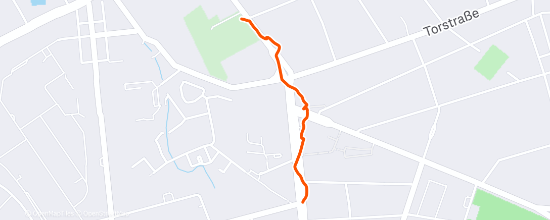 Map of the activity, Spaziergang am Nachmittag