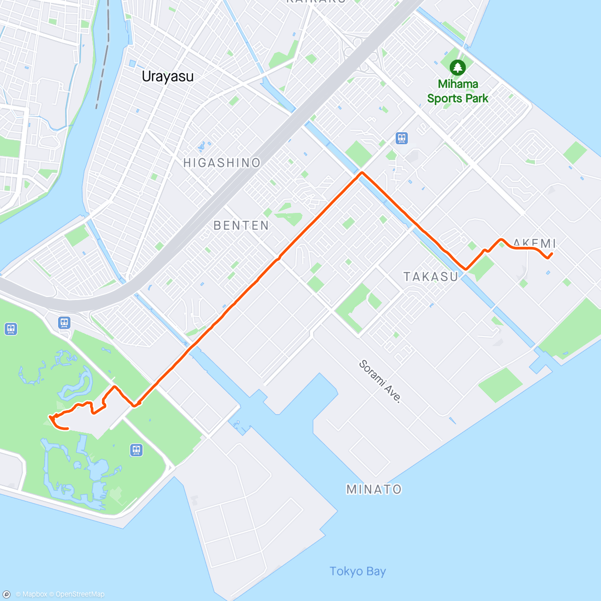 Map of the activity, Ride to work 💕