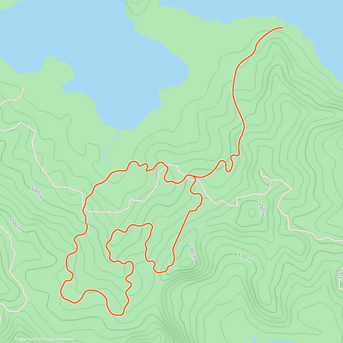 Mappa dell'attività 15 km @ 3:45 min./km. Lowest heartrate ever for me @ 16,0 km/h