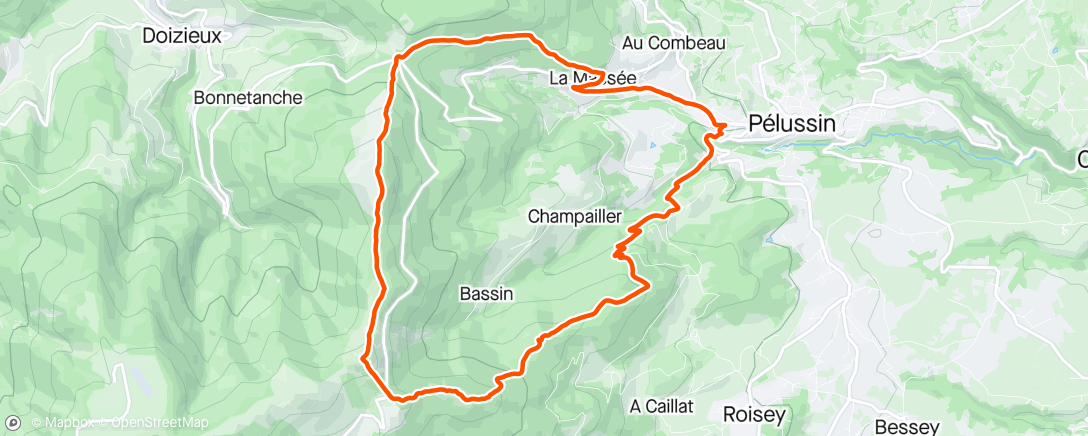 Map of the activity, Retour aux 3 Dents 🥰