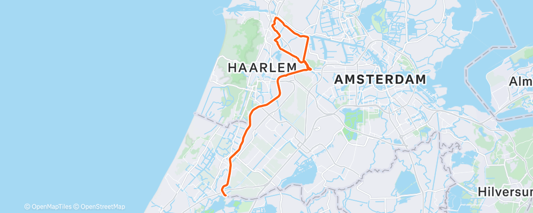 Map of the activity, 🛎️🛎️🛎️ Tring, tring, tring, half rondje Ring en weer terug!