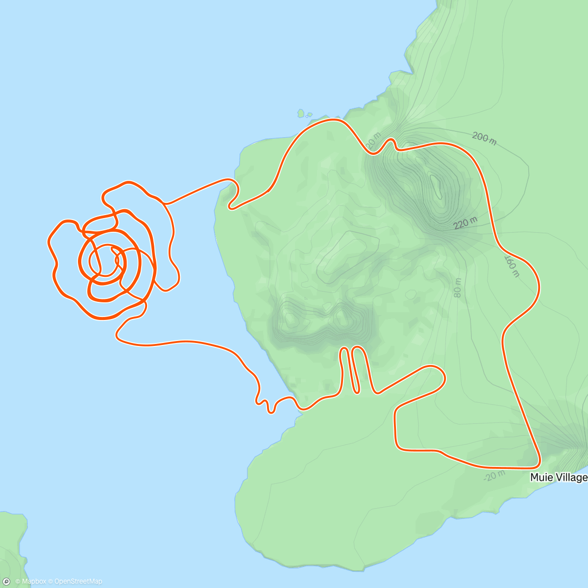 Map of the activity, Zwift - Zwift Camp: Inside Out | Surge Protector on Volcano Climb in Watopia