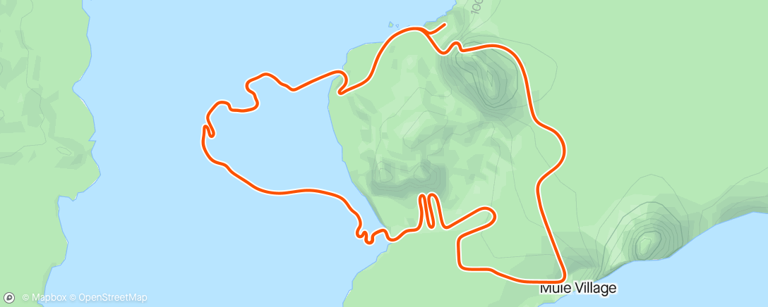 Map of the activity, Zwift - Group Ride: Team Italy Fat Burn Ride (D) on Volcano Flat Reverse in Watopia